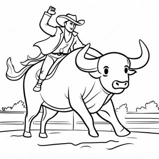 Lassoer En Tyr Farvelaegningsside 78998-21275