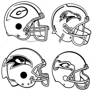 Farverige Nfl Holdlogoer Farvelaegningsside 79073-21330