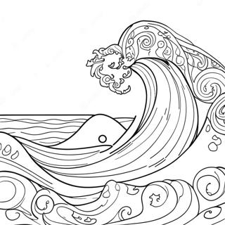 Rolige Havbolger Farvelaegningsside 79177-21412