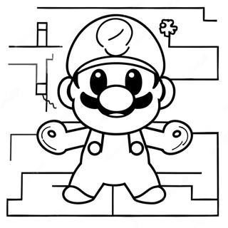 8 Bit Mario Farvelægningsider