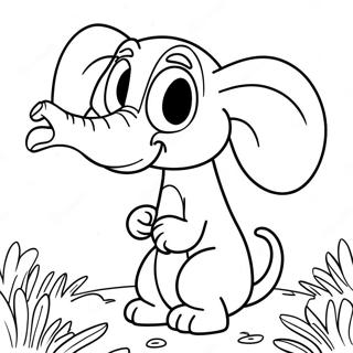 Farverig Horton Hears A Who Farvelaegningsside 80466-22402