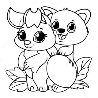 Kaere Baby Skovdyr Farvelaegningsside 80569 22490