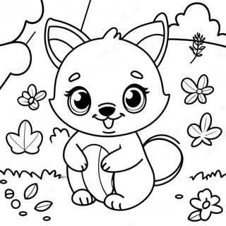 Kaere Baby Skovdyr Farvelaegningsside 80569 22491