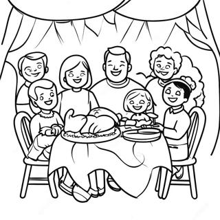 Glaedelig Familietraef Taknemmelighed Farvelaegningsside 80822-22678