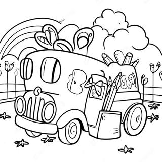 Spaendende Rod Slojfe Uge Parade Farvelaegningsside 81057-22870