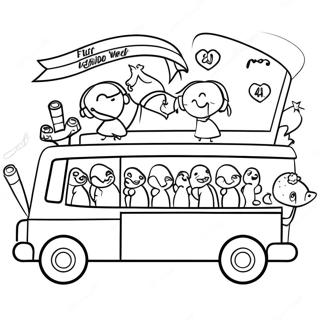 Spaendende Rod Slojfe Uge Parade Farvelaegningsside 81057-22872