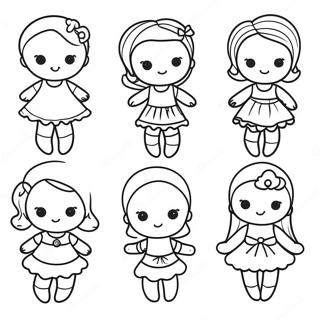 Sode Papirdukker Farvelaegningsside 81519 23222