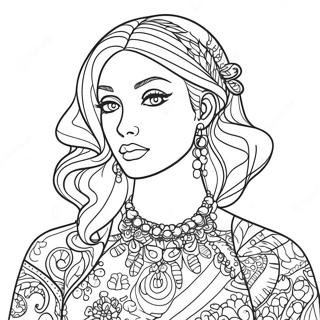 Moderne Chic Farvelaegningsside 82315-23863