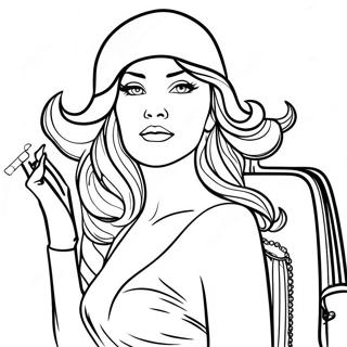 Trendy Fashionista Farvelaegningsside 82316-23865