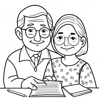 Hjertevarm Bedsteforaeldredag Farvelaegningsside 82675-24147