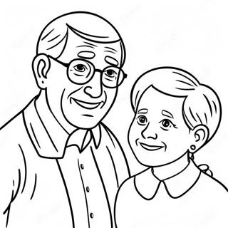 Hjertevarm Bedsteforaeldredag Farvelaegningsside 82675-24148