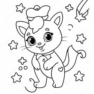 Sode Magiske Mixies Med Glimmer Farvelaegningsside 82779-24232