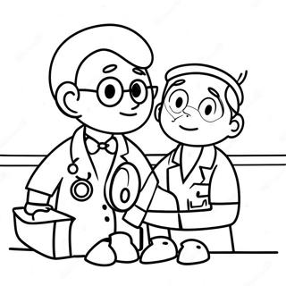 Omsorgsfuld Laege Sikkerheds Farvelaegningsside 83116-24497