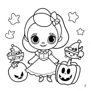 Vampirina Halloween Fest Farvelaegningsside 83192-24559