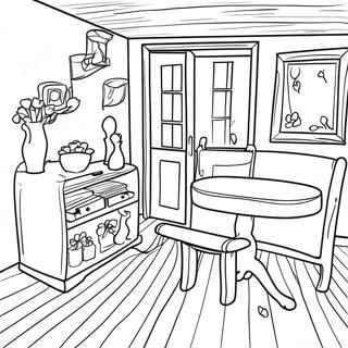 Charmerende Rustik Indretningsdesign Farvelaegningsside 83244-24597