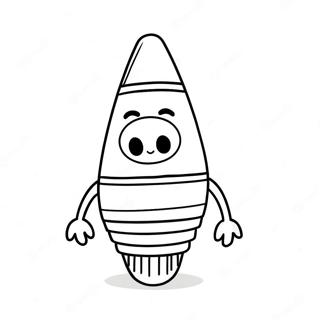 Sod Farvekridt Karakter Farvelaegningsside 83626 24899