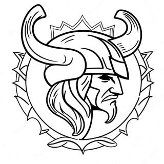 Minnesota Vikings Logo Farvelaegning 83910-25121