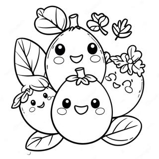 Glad Egeakorn Familie Farvelaegningsside 84189-25334