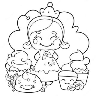 Pinkalicious Med Cupcakes Farvelaegningssiden 84291-25419