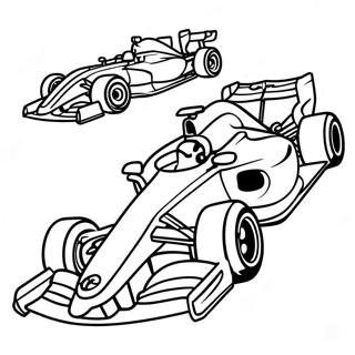 Hurtig F1 Racerbils Farvelaegningssiden 84649-25689
