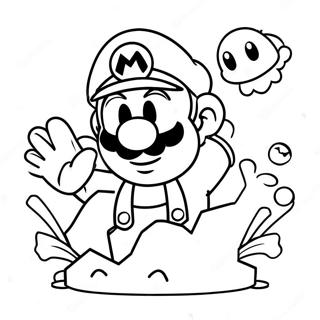 Super Mario 3d Verden Farvelaegningsside 84725-25747
