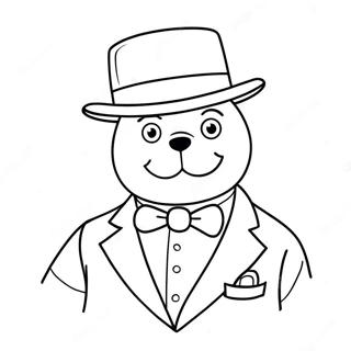 Tuxedo Sam Med Hat Farvelaegningsside 84906 25981