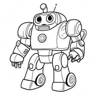 Eventyrlig Redningsrobot Farvelaegningsside 85086-26128