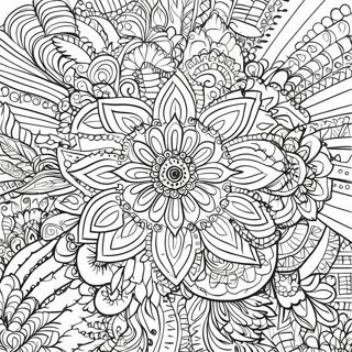 Intrikat Mandala Voksen Farvelaegningssider 85416-26370