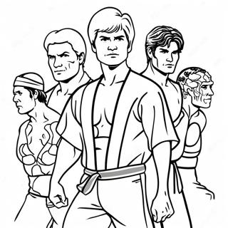 Cobra Kai Karakterer Farvelaegningssider 85597-26516