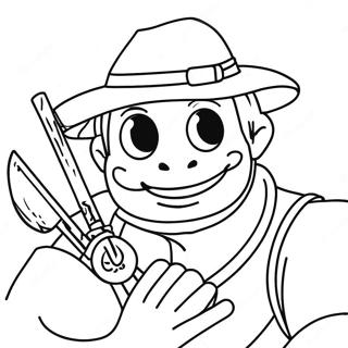 Snedig Tyv Farvelaegningsside 86518-27259