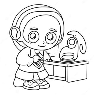 Kreativ 4 Klasses Videnskabsprojekt Farvelaegningsside 86698-27380