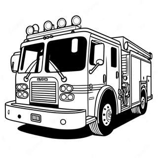 Stor Rod Brandbil Farvelaegningsside 86854-27508