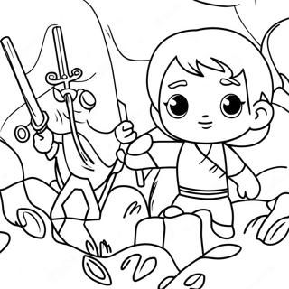 Episk Avatar Eventyr Farvelaegningsside 86905-27548