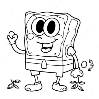 Halloween Spongebob Farvelægningsider