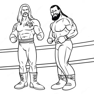 Wwe Superstars I Aktion Farvelaegningsside 87260-27806