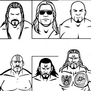 Wwe Legender Farvelaegningsside 87262-27816