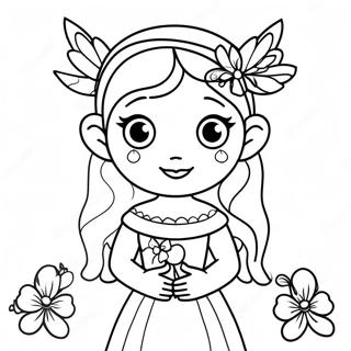 Charmerende Irsk Fe Farvelaegningsside 87287-27829