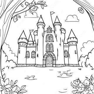 Traditionelt Irsk Slot Farvelaegningsside 87288-27833