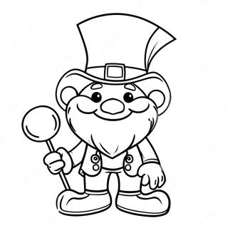 Fantastisk Irsk Leprechaun Farvelaegningsside 87289-27837