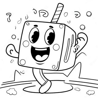 Glad Wubbox Danser Farvelaegningsside 87521 28019