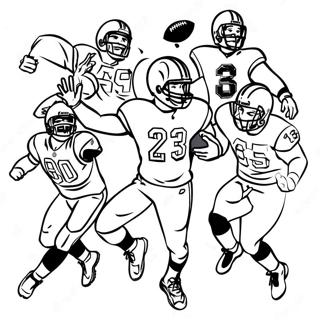 Spaendende Superbowl 2024 Spillere Farvelaegningsside 87671-28126