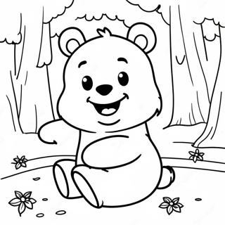 Legesyg Baby Winnie The Pooh I Skoven Farvelaegningsside 88059-28610