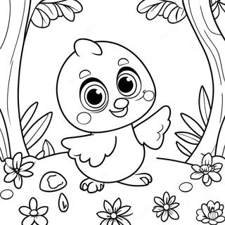 Hatchimal I En Magisk Have Farvelaegningsside 88085-28631