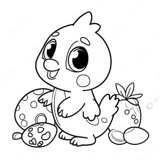 Glad Hatchimal Der Leger Med Legetoj Farvelaegningsside 88086-28633