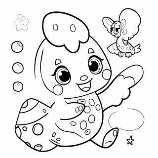 Glad Hatchimal Der Leger Med Legetoj Farvelaegningsside 88086-28635