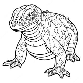 Komodo Drage Farvelaegningsside 88209-28720