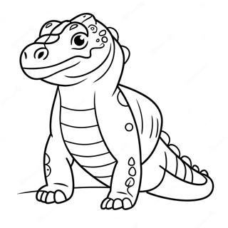 Sod Komodo Drage Farvelaegningsside 88211 28727