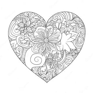 Autisme Spektrum Hjerte Farvelaegningsside 88315 28815