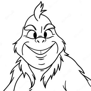 Grinch Griner Manisk Farvelaegningsside 8840-626