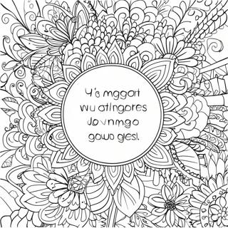 Mindfulness Citat Til Voksne Farvelaegningsside 88419-28894